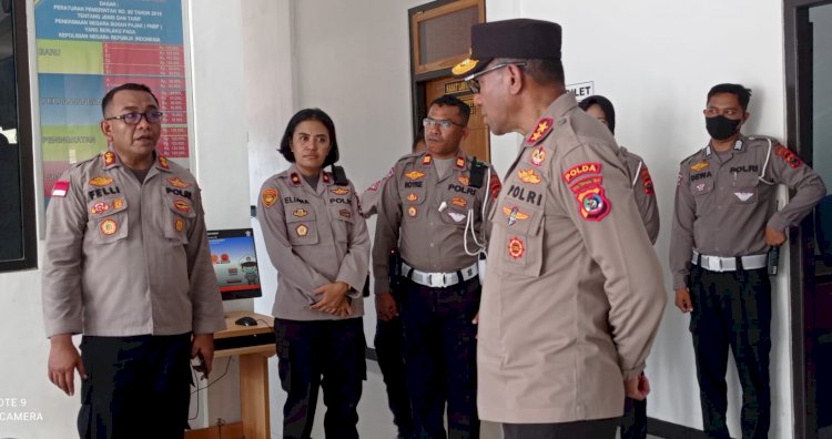 Kapolda NTT Lakukan Pengecekan Satpas SIM dan Sarana Prasarana Polres Manggarai Barat