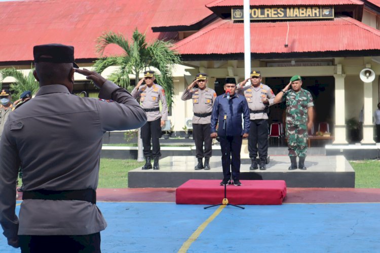 Polres Mabar Bersama Instansi Terkait Gelar Apel Persiapan Pengamanan Kegiatan KTT G20