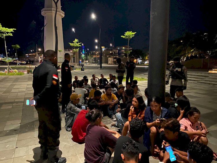 Wujudkan Keamanan Bagi Masyarakat, Satuan Samapta Rutin Patroli Malam