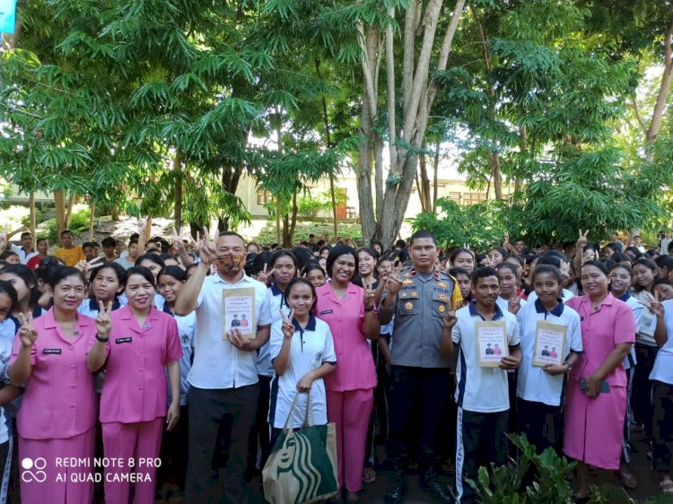 Cegah Kekerasan Seksual Terhadap Generasi Muda, Bhayangkari Polsek Lembor Sosialisasikan UU TPKS