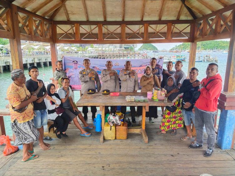 Polres Mabar Tampung Curhatan Masyarakat Pesisir di Labuan Bajo, Kabupaten Mabar