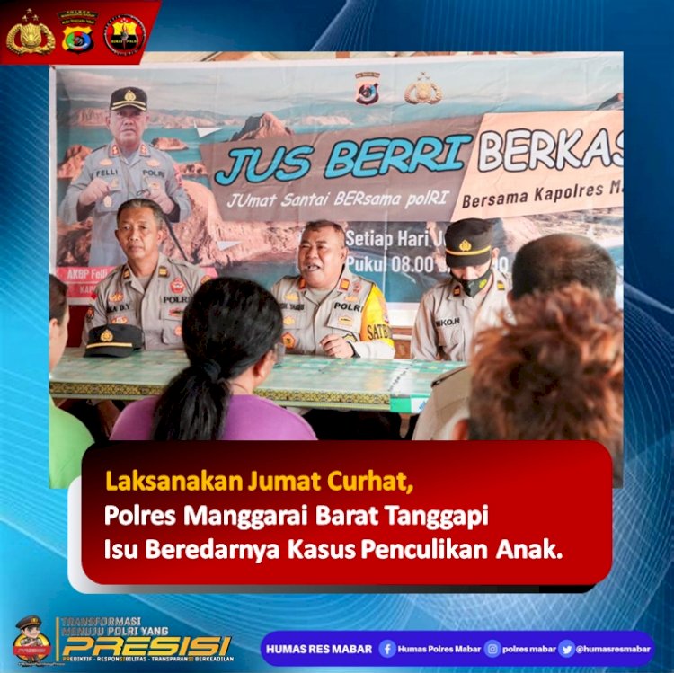 Ini Respon Polres Mabar Terkait Maraknya Warga Isu Penculikan Anak