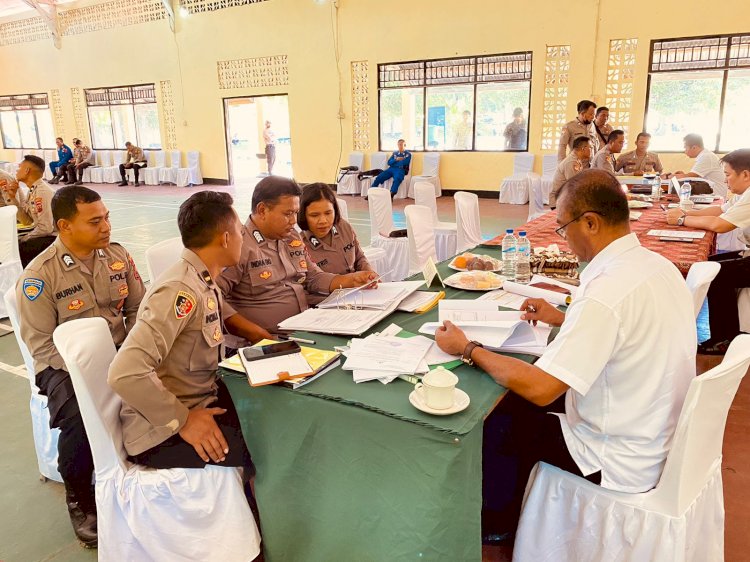 Kunjungi Labuan Bajo, Tim Wasrik Tahap 1 Itwasda Polda NTT Periksa Polres Mabar