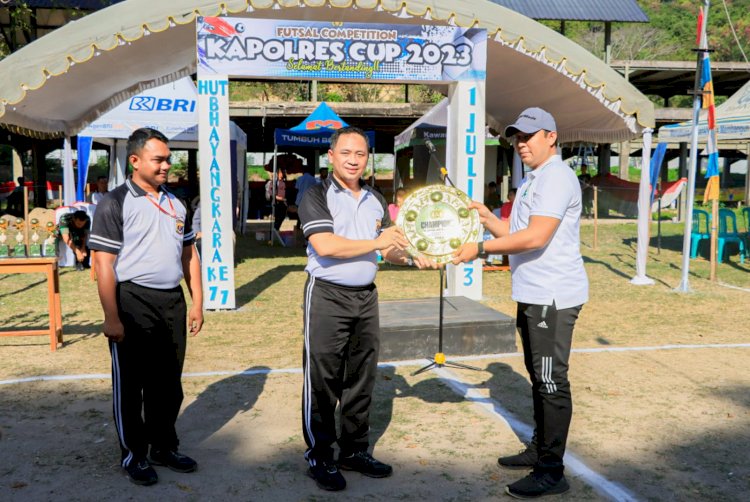 Buka Turnamen Futsal, Kapolres Mabar Minta Junjung Tinggi Sportifitas