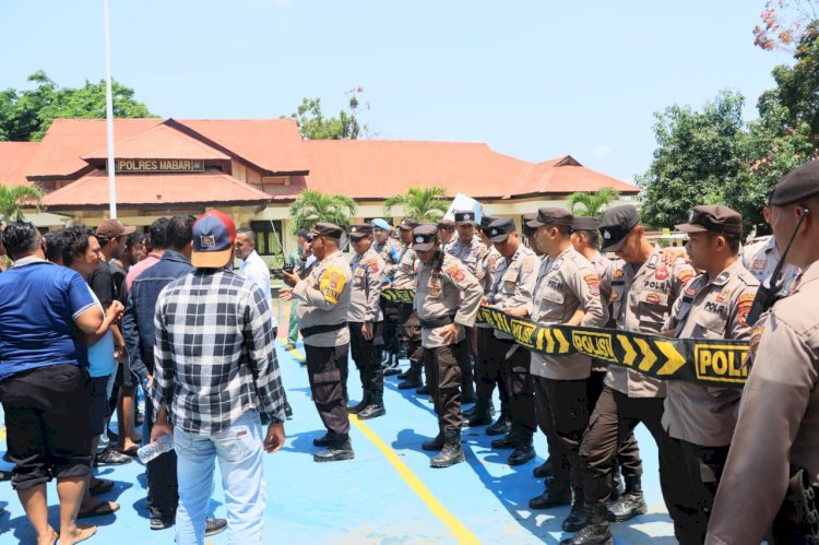 Simulasikan Sispamkota, Polres Mabar Siap Kawal Pelaksanaan Pemilu di Labuan Bajo