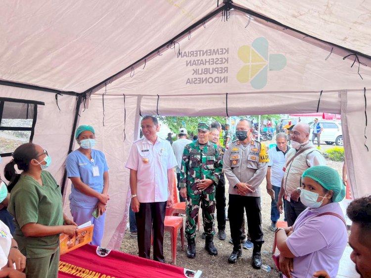 Langkah Polri - Polda NTT, Polres Flotim Dalam Upaya Penaggulangan Bencana Alam Erupsi Gunung Lewotobi