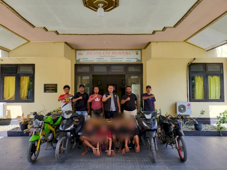 Meresahkan Warga, Polisi Amankan Empat Terduga Pelaku Pencurian di Labuan Bajo