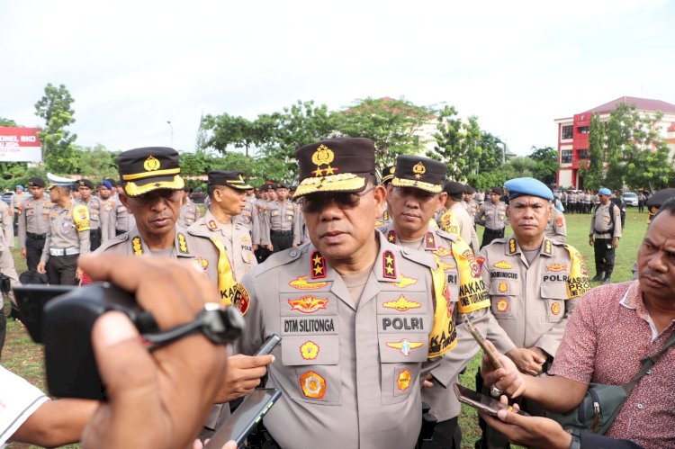 Pastikan Pemilu 2024 Berjalan Aman dan Lancar, Kapolda NTT Geser Ratusan Anggotanya BKO Sembilan Polres Amankan TPS