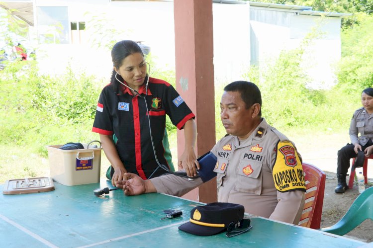 Dokkes Polres Mabar Berikan Pelayanan Kesehatan Bagi Anggota Polri Hingga Bawaslu