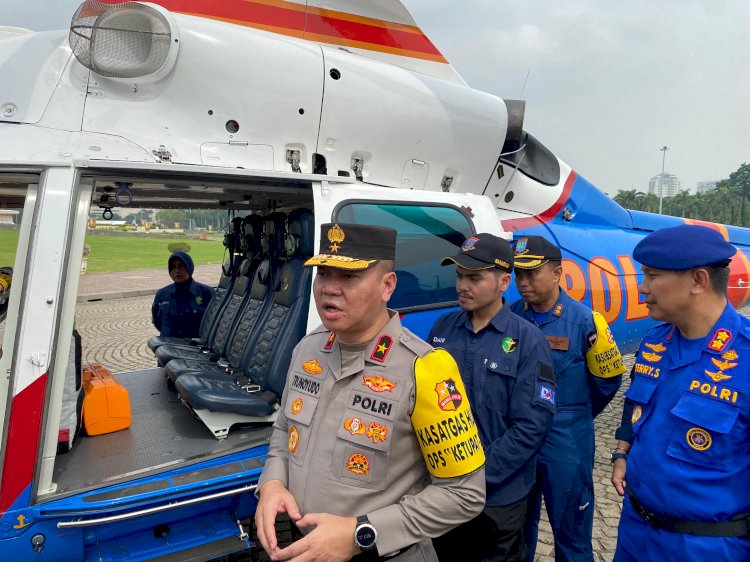 Polri Kerahkan 2 Helikopter Jadi Ambulans Udara saat Arus Mudik dan Balik Lebaran