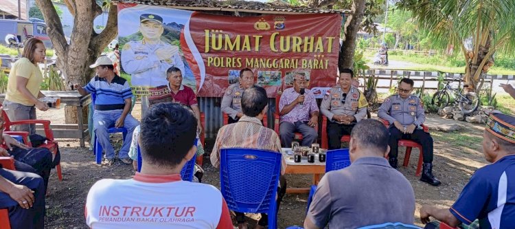 Jumat Curhat, Knalpot Racing Hingga Miras Dikeluhkan Warga Manggarai Barat