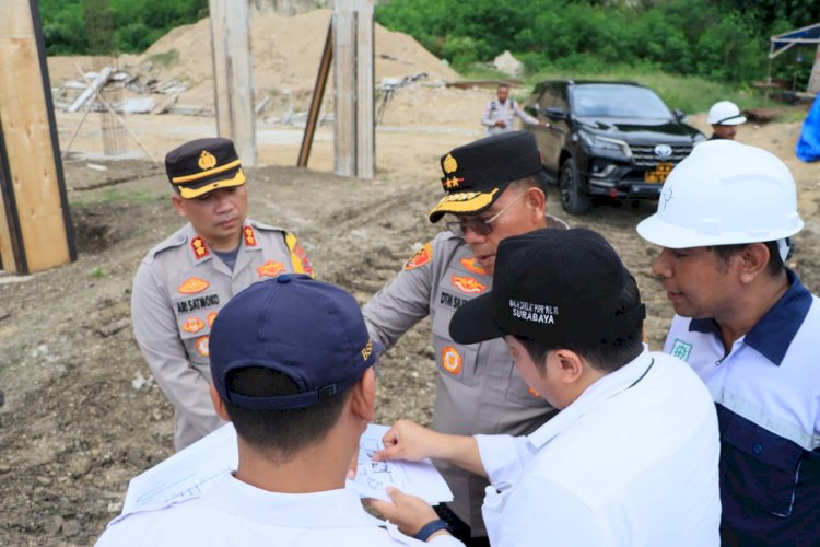 Kapolda NTT Tinjau Pembangunan Rusun Polres Mabar di Labuan Bajo