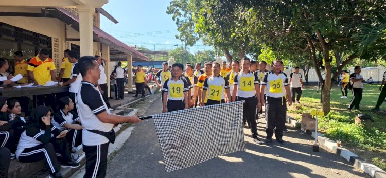 Dua Kali Setahun, Polres Mabar Laksanakan Tes Kesamaptaan Jasmani