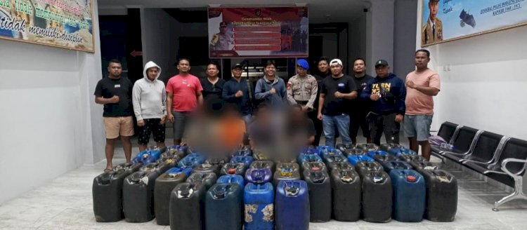 Amankan Pickup Berisi 2,2 Ton BBM Ilegal, Polisi Tetapkan 1 Orang Tersangka