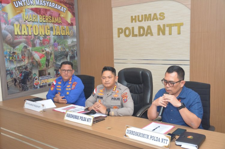 13 Tersangka, 2 Buron: Polda NTT Ungkap Deretan Kasus TPPO dan People Smuggling dalam Konferensi Pers di Mapolda NTT