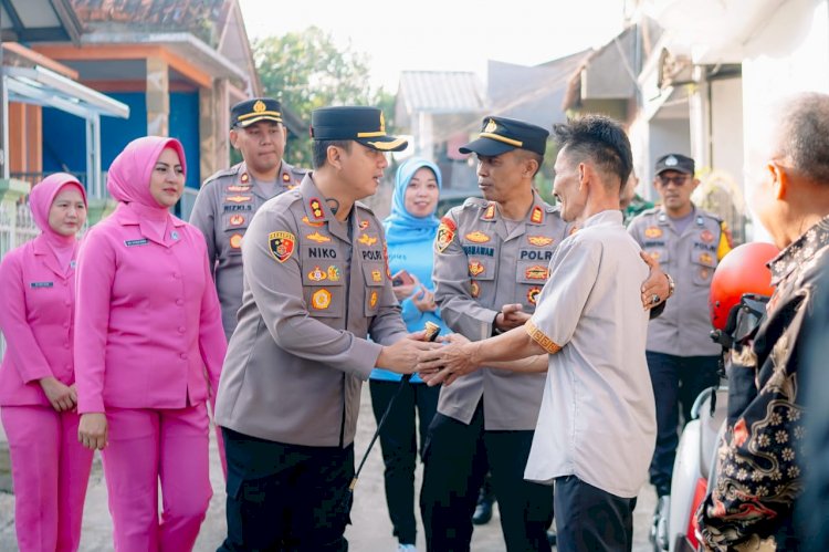 KONDISI RUMAH RUSAK PARAH, KAPOLRES BEDAH RUMAH PURNAWIRAWAN POLRI