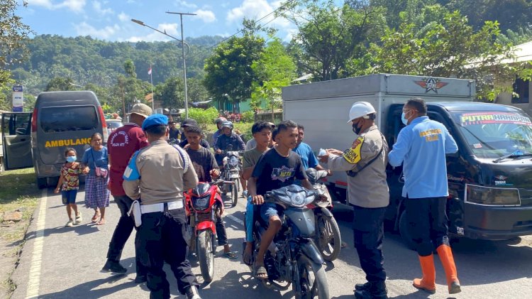Tim Medis Polda NTT Tetap Siaga di Tengah Erupsi Gunung Lewotobi