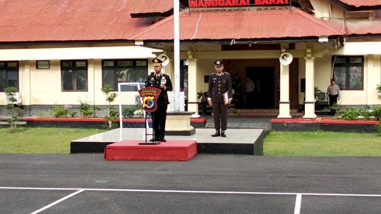 Penuh Khidmat, Polres Mabar Gelar Upacara Hari Pahlawan Nasional di Labuan Bajo