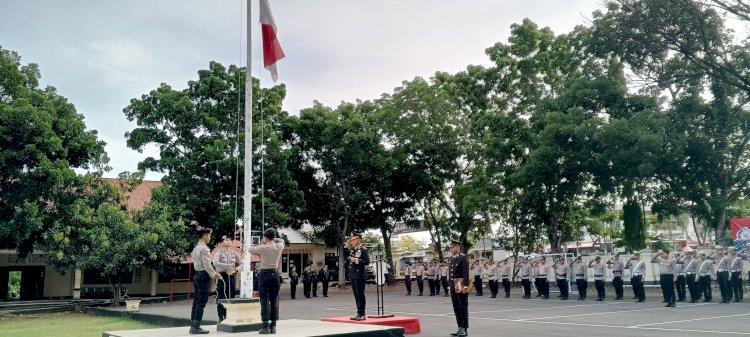 Penuh Khidmat, Polres Mabar Gelar Upacara Hari Pahlawan Nasional di Labuan Bajo