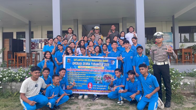 Dukung Operasi Zebra, Polisi Gelar Sosialisasi Tertib Berlalulintas di Sekolah