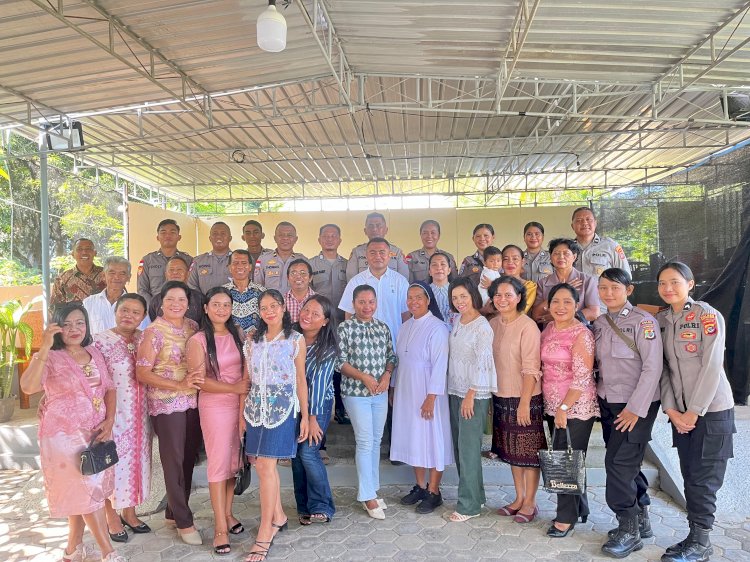 Gema Liturgi dari Korps Bhayangkara: Kala Seragam Polisi Menyatu dengan Doa di Kapela St. Damian