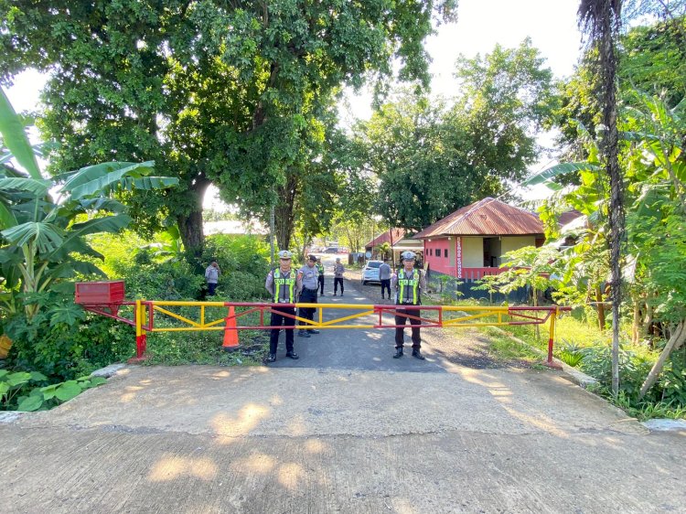 Polres Manggarai Barat Gelar Simulasi 'Alarm Stelling' untuk Perkuat Pengamanan Mako