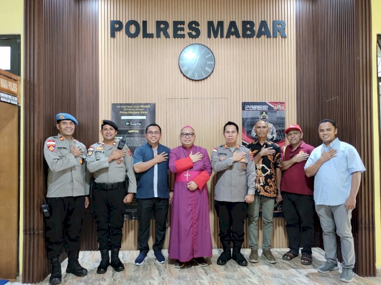 Jejak Kedamaian Paskah 2026: Uskup Labuan Bajo Beri Apresiasi Khusus untuk Polres Manggarai Barat
