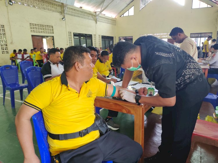 Jaga Kesiapan Fisik dan Mental, 190 Personel Polisi Jalani Pemeriksaan Kesehatan Berkala di Labuan Bajo