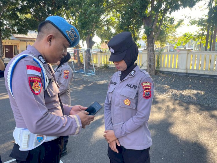 Konsisten! Polres Mabar Gelar Razia Berantas Judi Online di Kalangan Personel