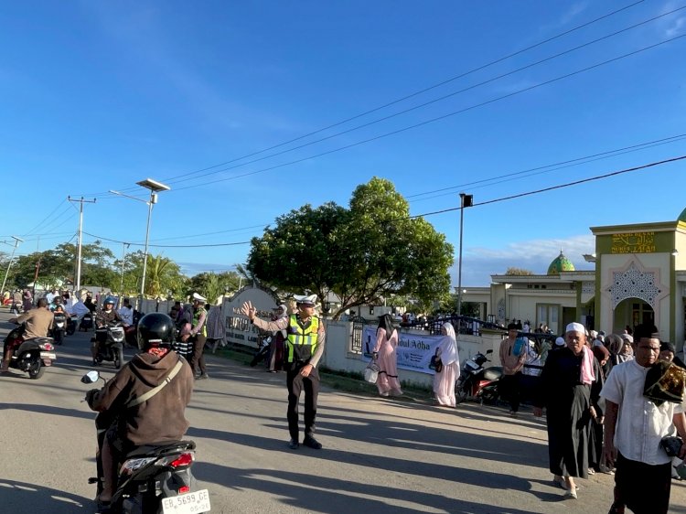 Jamin Kekhusyukan Iduladha di Labuan Bajo, Polres Manggarai Barat Terjunkan Ratusan Personel