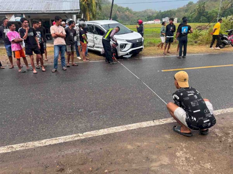 Sigap Tangani Laka Lantas Marombok, Polres Mabar Evakuasi Korban dan Imbau Keselamatan Berkendara