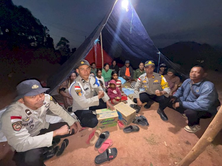 Menembus Duka Kuwus: Jejak Kemanusiaan Polsek Kuwus di Tengah Guncangan Gempa Kampung Ntalung