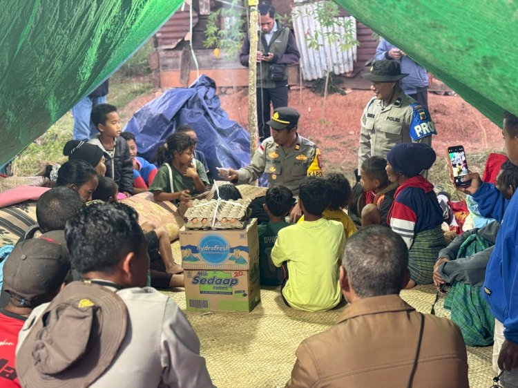 Menembus Duka Kuwus: Jejak Kemanusiaan Polsek Kuwus di Tengah Guncangan Gempa Kampung Ntalung