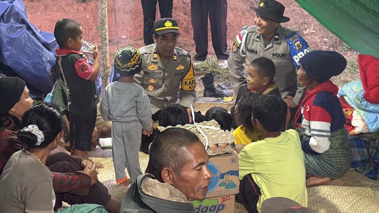 Menembus Duka Kuwus: Jejak Kemanusiaan Polsek Kuwus di Tengah Guncangan Gempa Kampung Ntalung