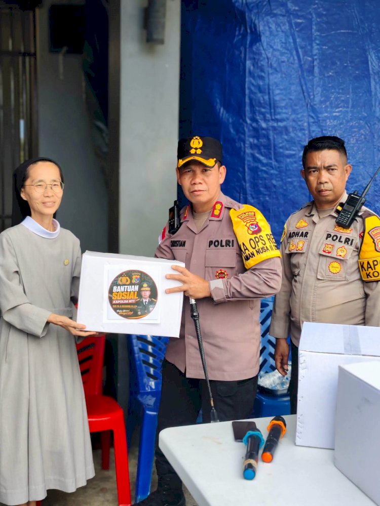 Pulihkan Trauma Korban Gempa, Polisi Salurkan Logistik dan Layanan Kesehatan di Panti Kkottongnae
