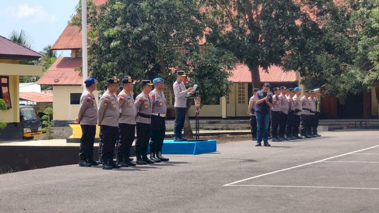 Tuntaskan Misi Kemanusiaan 14 Hari di Flores, 51 Personel BKO Mabes Polri Resmi Dilepas Polda NTT