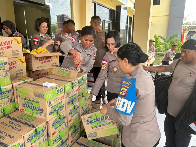 Menyulam Asa dari Labuan Bajo: Dedikasi Polwan di Balik Puluhan Ton Bantuan Gempa Flores
