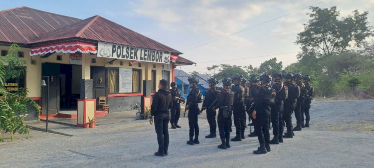 H-1 Pencoblosan Pilkades Serentak Mabar, 50 Personel Brimob Polda NTT Disiagakan di Lembor dan Kuwus