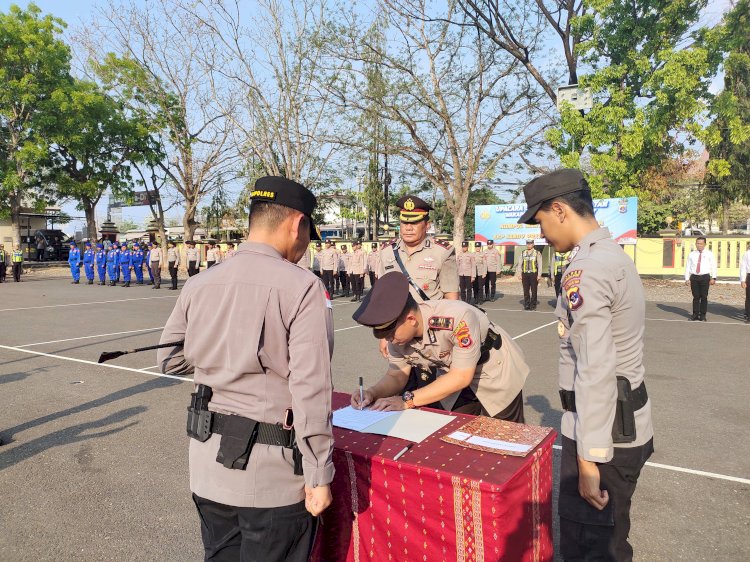 Sertijab Waka Polres Manggarai Barat: AKP Sandy Pratama Resmi Gantikan Kompol Martinus Pake