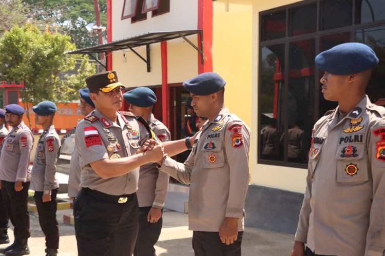 Perkuat Soliditas Pasukan, Kapolda NTT Sambangi Personel Brimob Batalyon B Pelopor Labuan Bajo