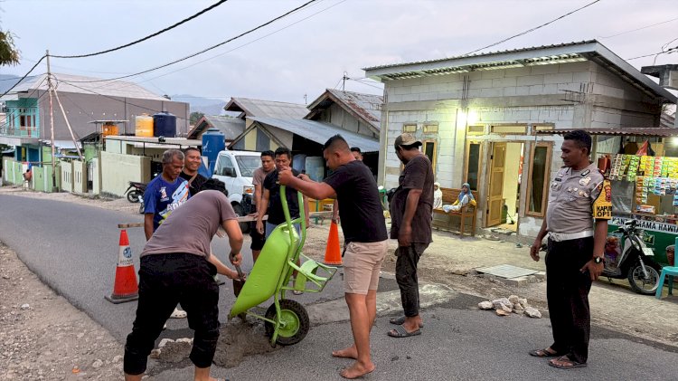 Jawab Resah Warga, Polisi Pasang Cermin Cembung dan Polisi Tidur di Pertigaan Masjid Baiturrahman