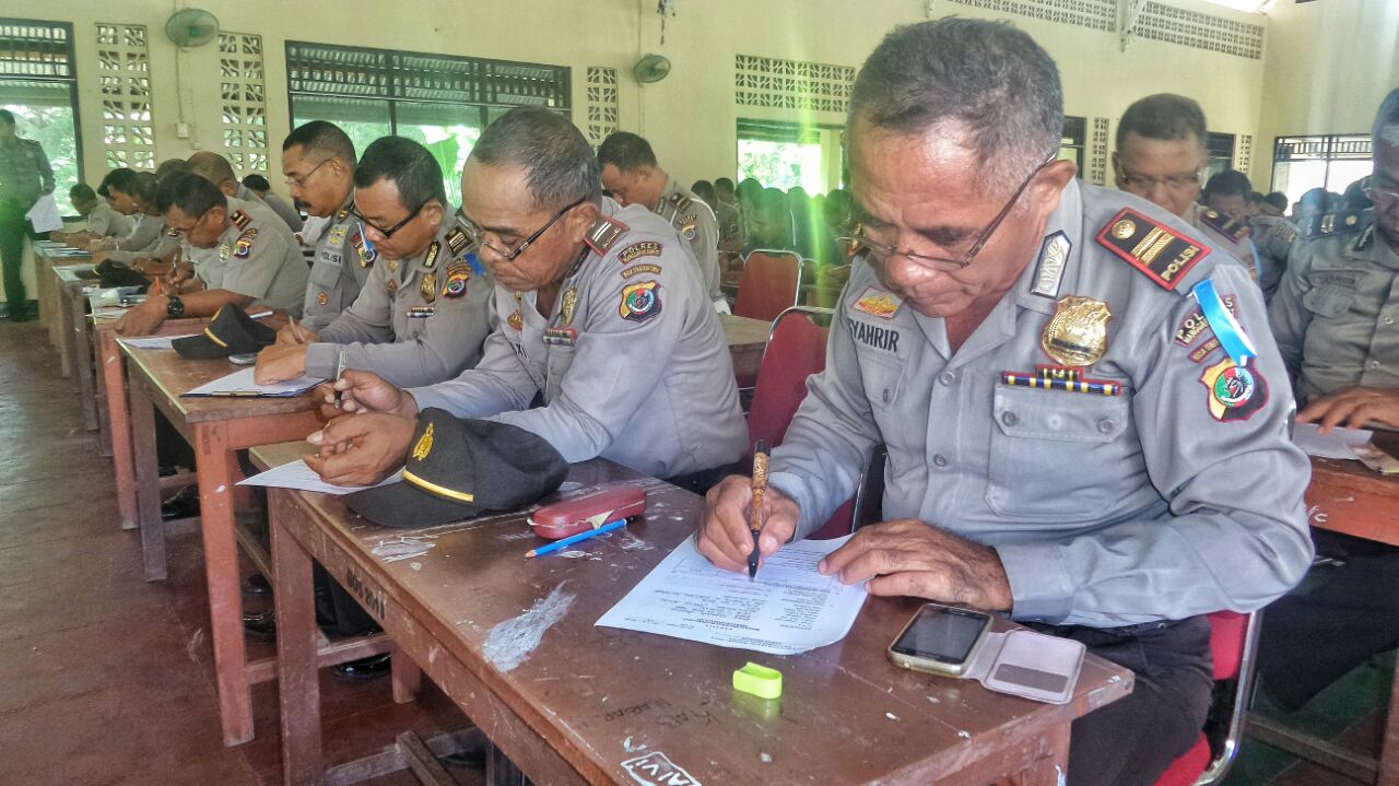 200 Personil Polres Mabar Melaksankan Tes Psikologi