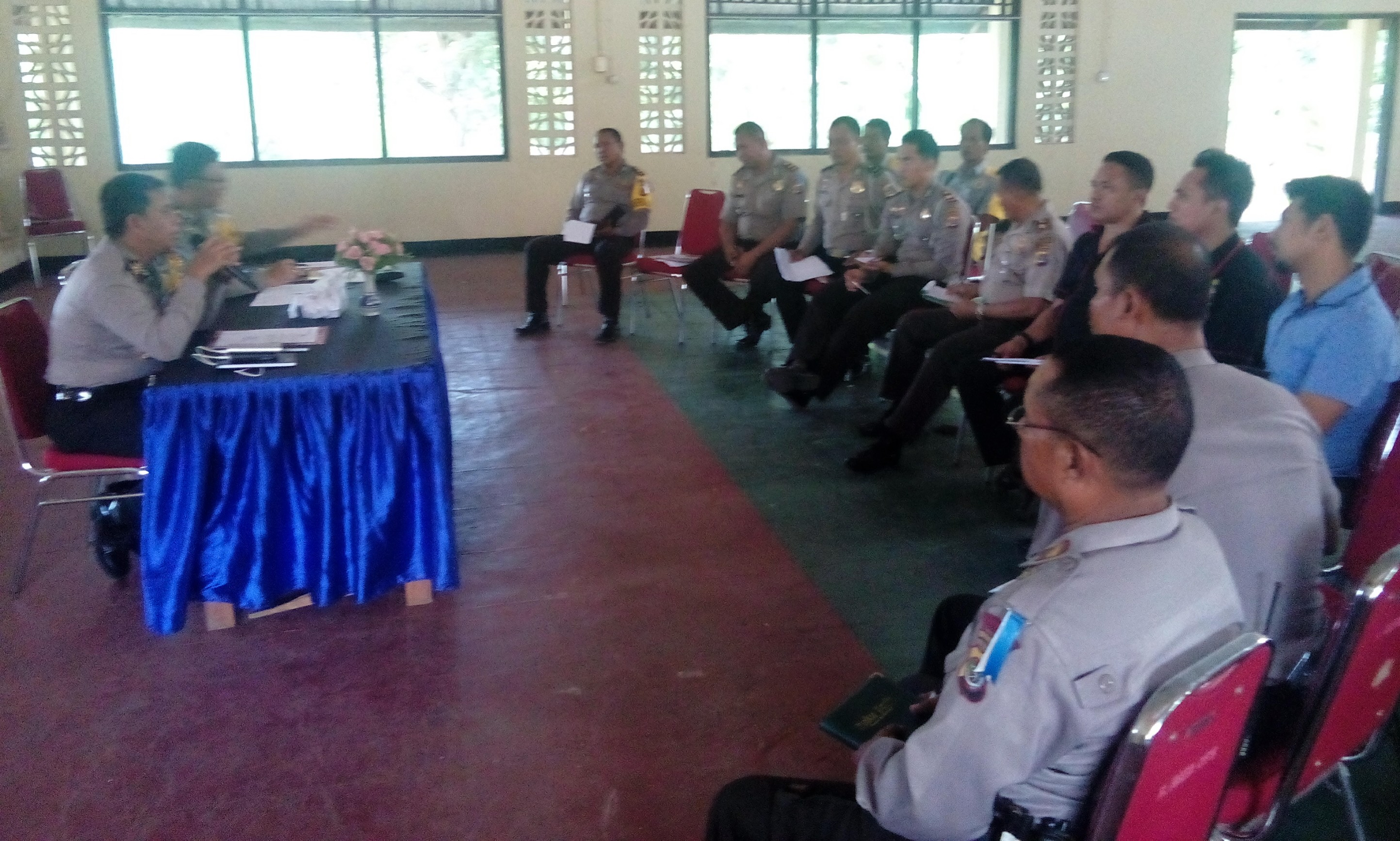 Rapat Persiapan Kunjungan Kapolda NTT