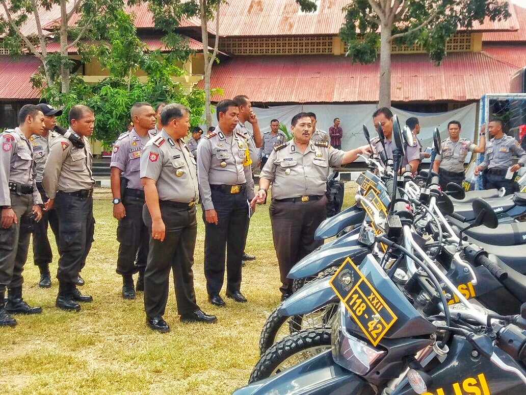 Polres Mabar Mendapat Kunjungan Supervisi Dari Biro Sarpras & Direktorat Sabhara Polda NTT