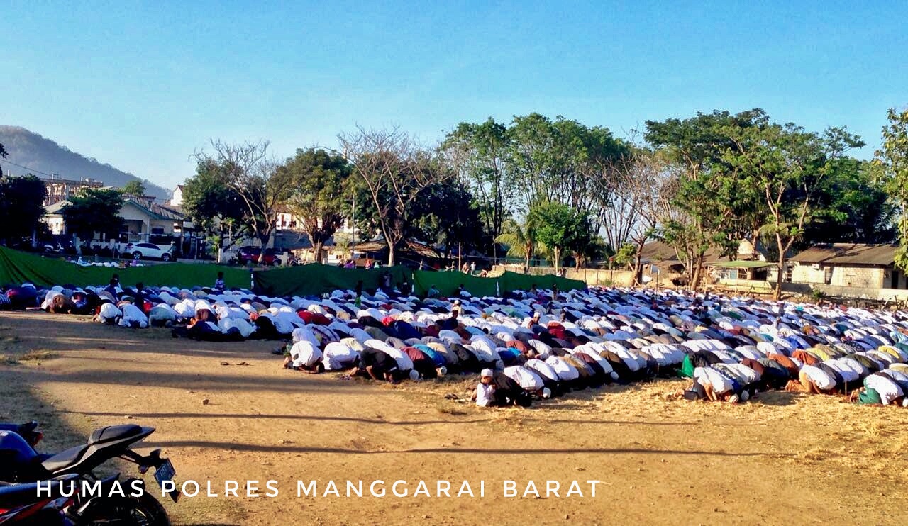 Polres Mabar Dan Polsek Jajaran Melaksanakan Pengamanan Ibadah Sholat Idul Adha 1437 H