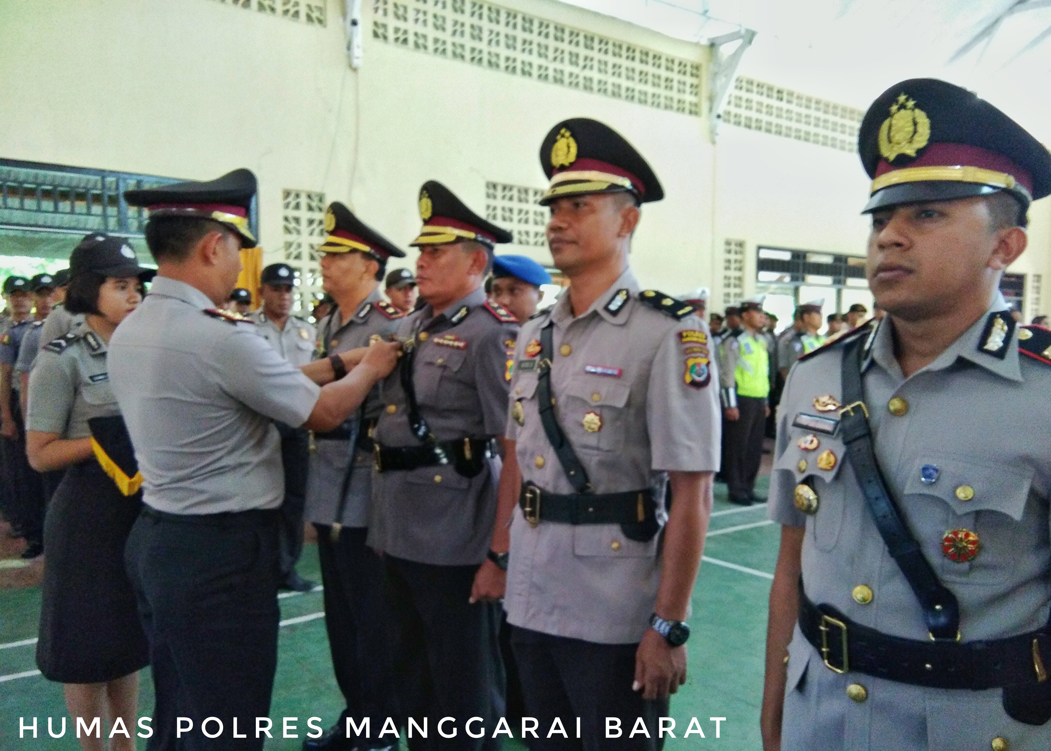 Kapolres Mabar Pimpin Sertijab Wakapolres, Kabagsumda Dan Kasat Intelkam