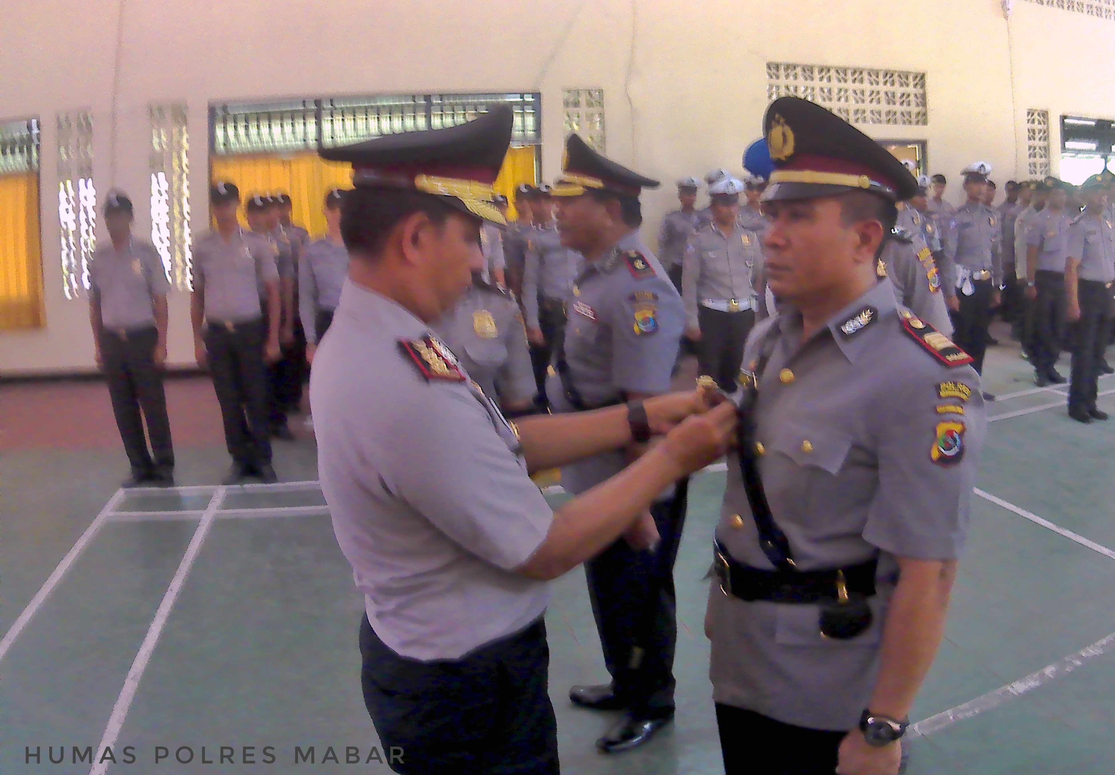 Polres Mabar Melaksanakan Sertijab Kabag Ops