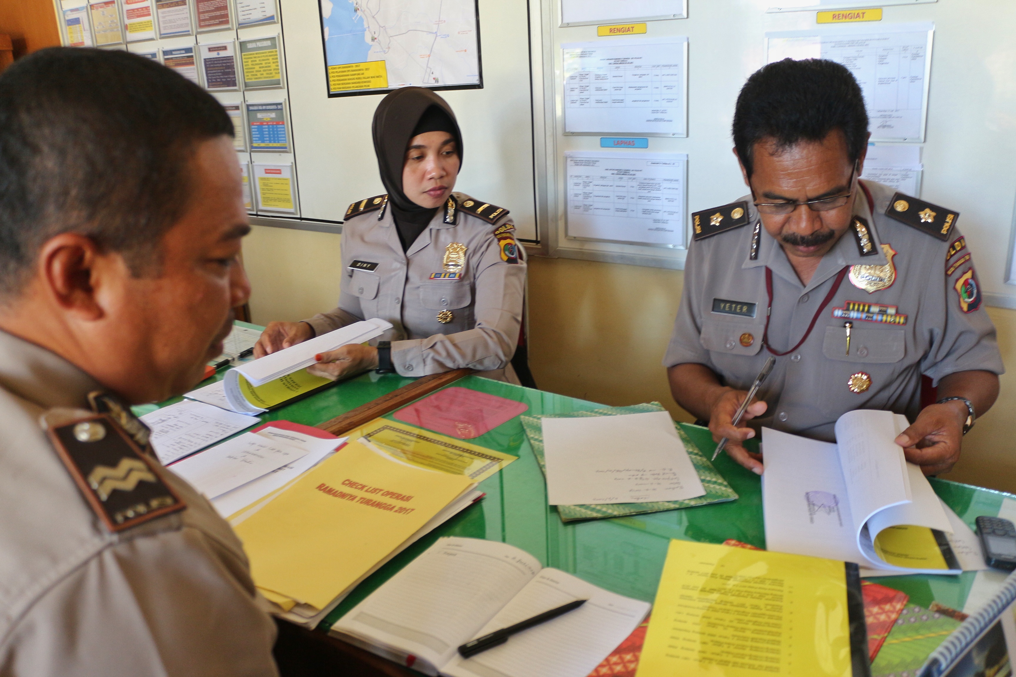 Tim Wasops Ramadniya Turangga 2017 Itwasda Polda NTT  Melakukan Pemeriksaan di Polres Mabar