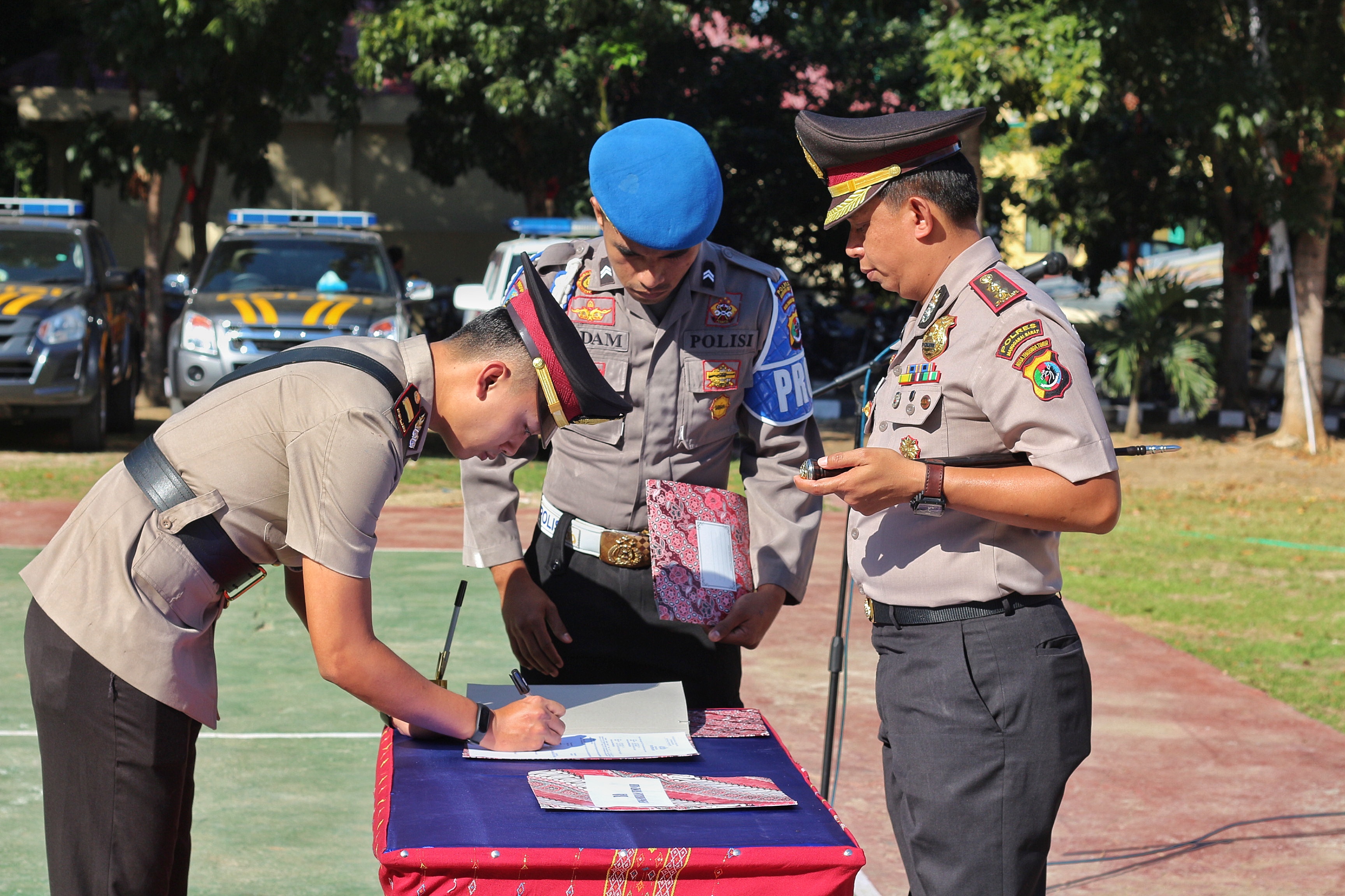 Kapolres Mabar Pimpin Upacara Pengukuhan Jabatan Kasat Intelkam