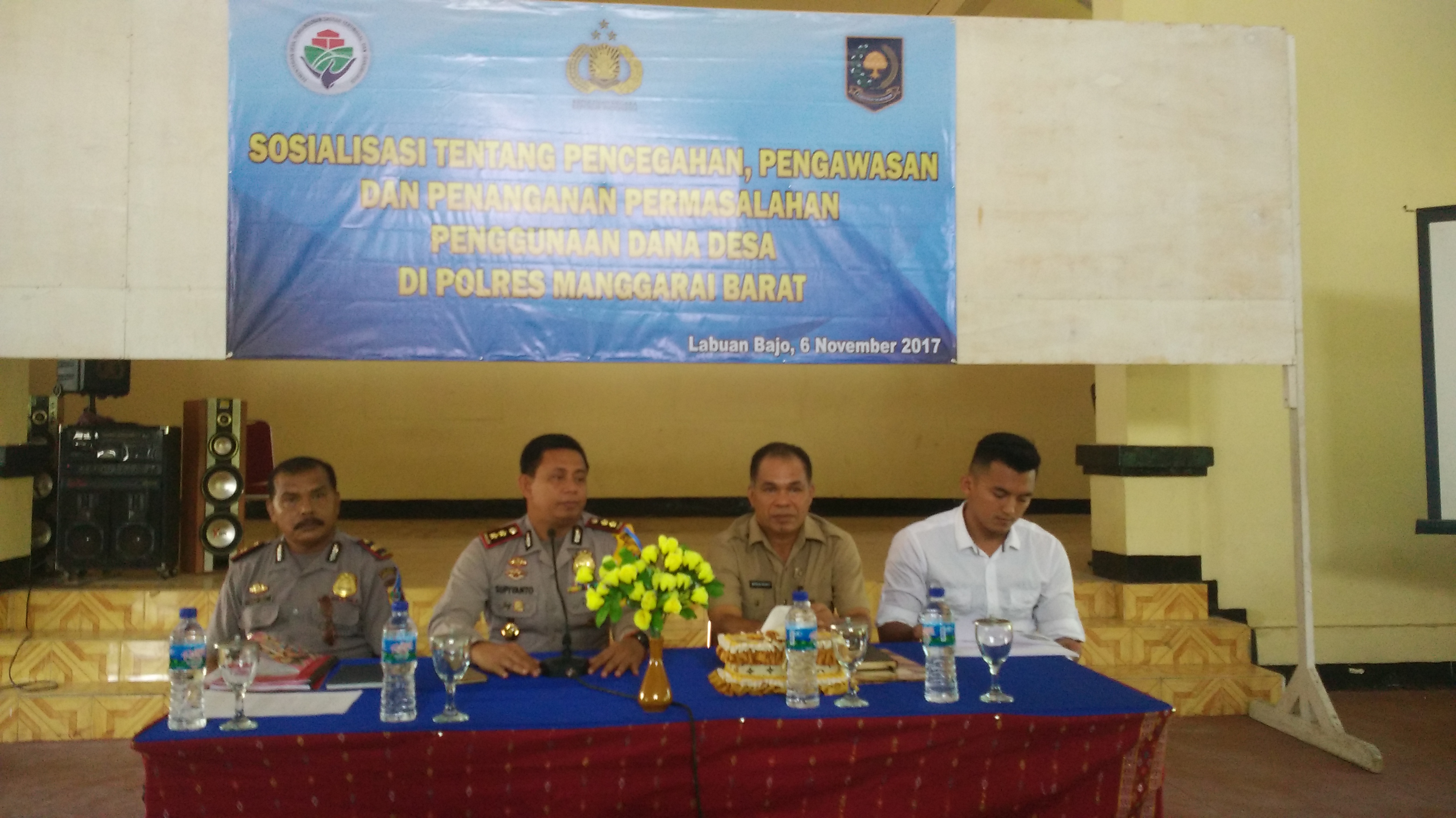 Cegah penyimpangan, Polres Mabar gelar sosialisasi pengawasan dana desa